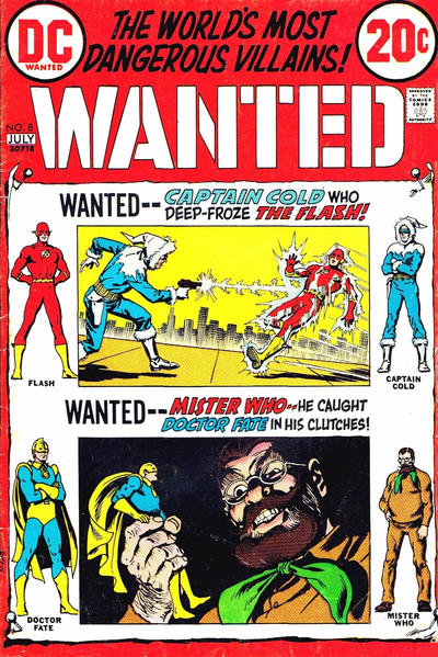 Cover for Wanted. The World's Most Dangerous Villains (DC, 1972 series) #8