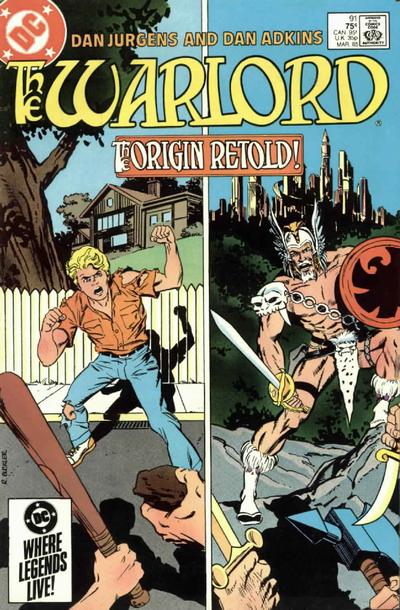 Cover for Warlord (DC, 1976 series) #91 [Direct]