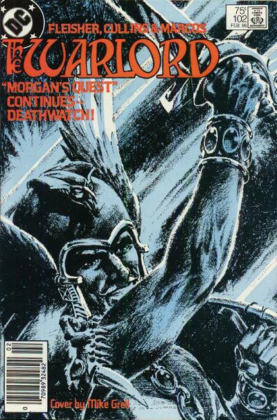 Cover for Warlord (DC, 1976 series) #102 [Newsstand]