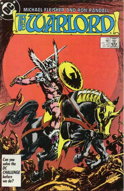 Cover for Warlord (DC, 1976 series) #110 [Direct]