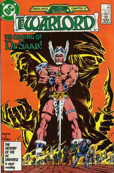 Cover for Warlord (DC, 1976 series) #114 [Direct]