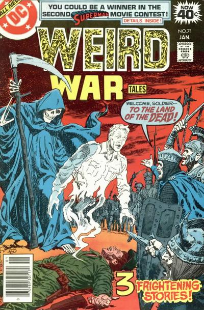 Cover for Weird War Tales (DC, 1971 series) #71