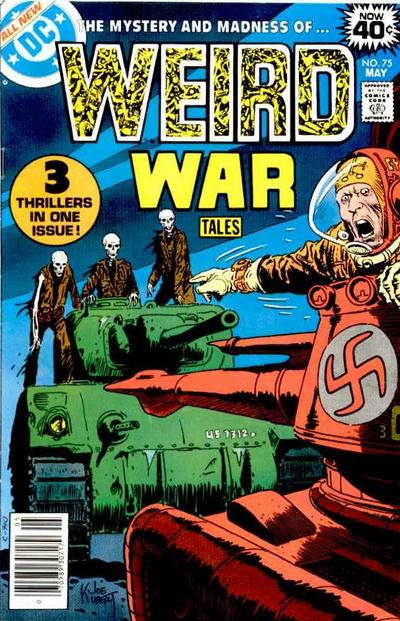 Cover for Weird War Tales (DC, 1971 series) #75