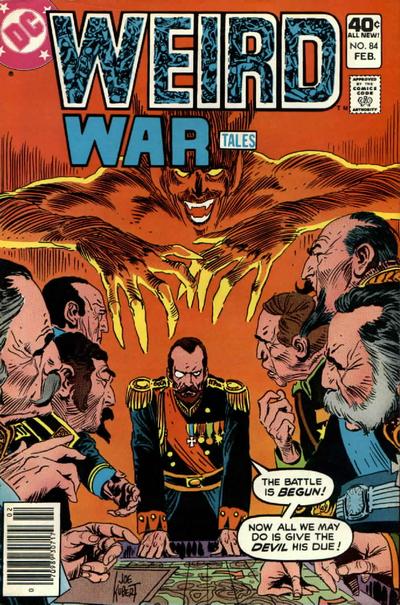 Cover for Weird War Tales (DC, 1971 series) #84