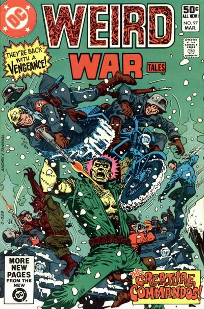 Cover for Weird War Tales (DC, 1971 series) #97 [Direct]