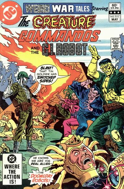 Cover for Weird War Tales (DC, 1971 series) #111 [Direct]