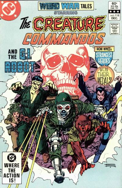 Cover for Weird War Tales (DC, 1971 series) #118 [Direct]