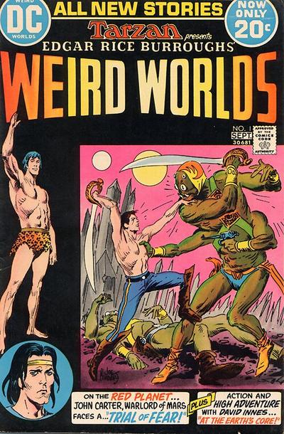 Cover for Weird Worlds (DC, 1972 series) #1