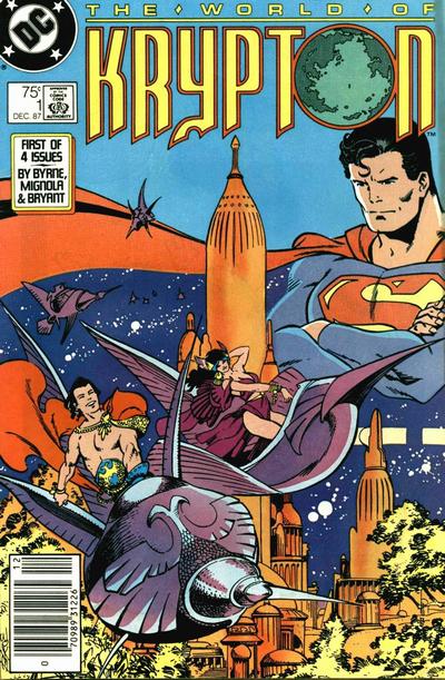 Cover for World of Krypton (DC, 1987 series) #1 [Newsstand]