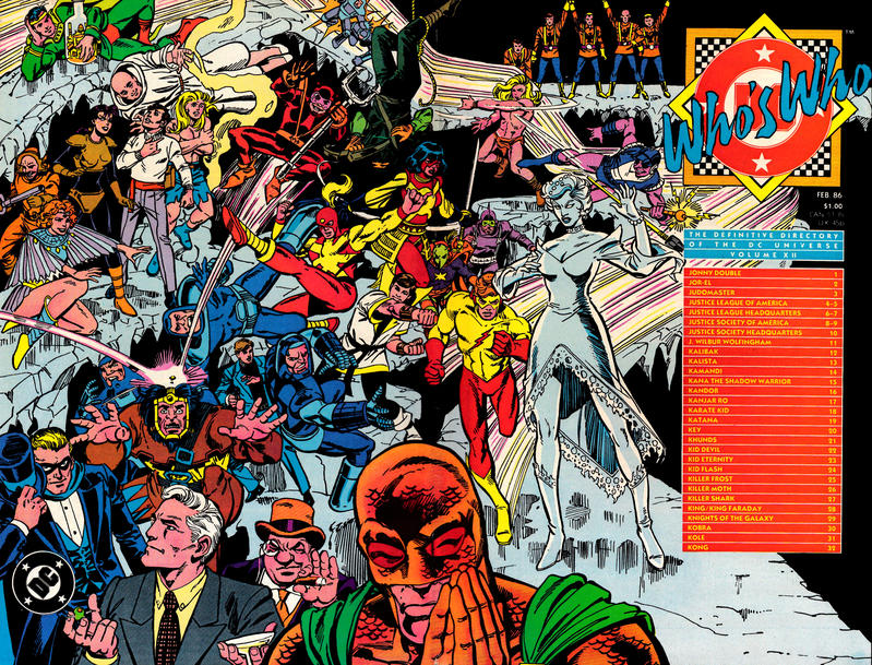 Cover for Who's Who: The Definitive Directory of the DC Universe (DC, 1985 series) #12 [Direct]