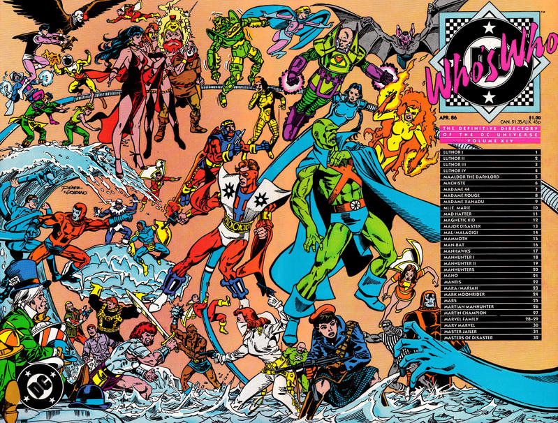 Cover for Who's Who: The Definitive Directory of the DC Universe (DC, 1985 series) #14 [Direct]