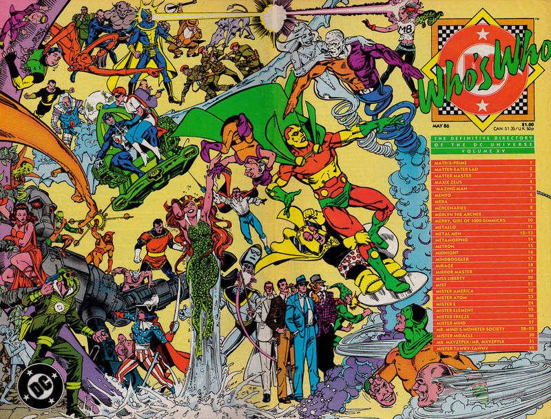 Cover for Who's Who: The Definitive Directory of the DC Universe (DC, 1985 series) #15 [Direct]