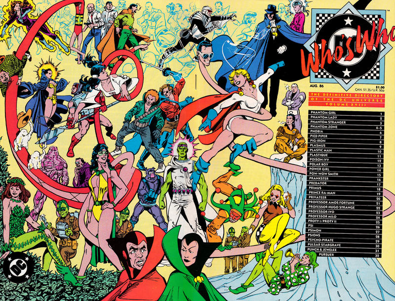 Cover for Who's Who: The Definitive Directory of the DC Universe (DC, 1985 series) #18 [Direct]