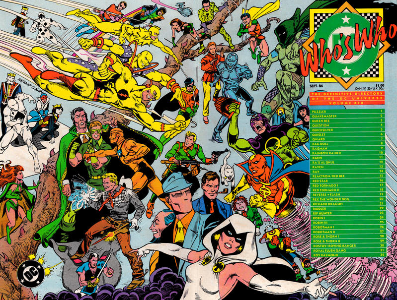 Cover for Who's Who: The Definitive Directory of the DC Universe (DC, 1985 series) #19 [Direct]