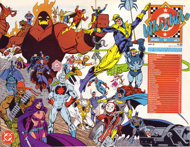 Cover for Who's Who: Update '87 (DC, 1987 series) #1 [Direct]
