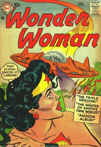 Cover for Wonder Woman (DC, 1942 series) #89