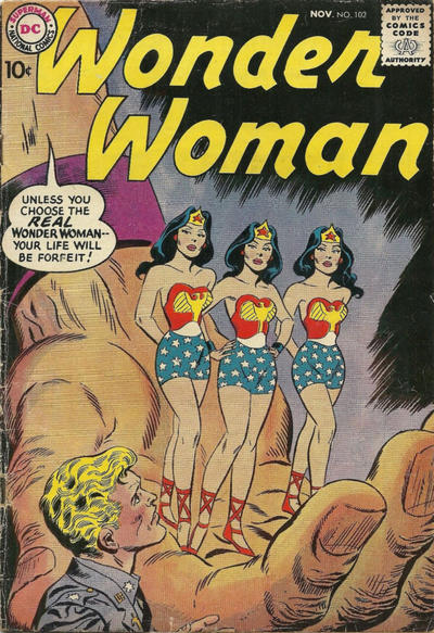 Cover for Wonder Woman (DC, 1942 series) #102