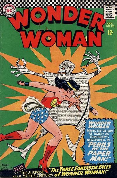 Cover for Wonder Woman (DC, 1942 series) #165