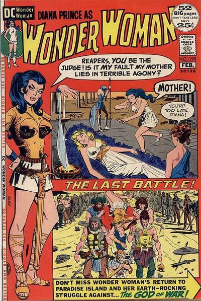 Cover for Wonder Woman (DC, 1942 series) #198