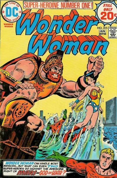 Cover for Wonder Woman (DC, 1942 series) #215
