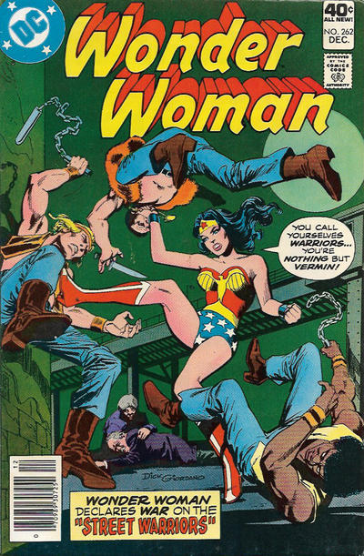 Cover for Wonder Woman (DC, 1942 series) #262
