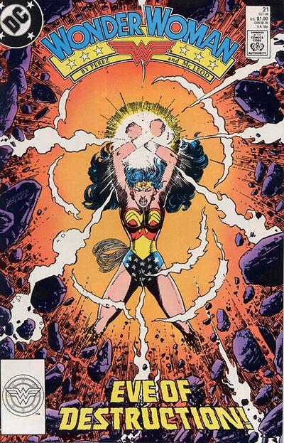 Cover for Wonder Woman (DC, 1987 series) #21 [Direct]