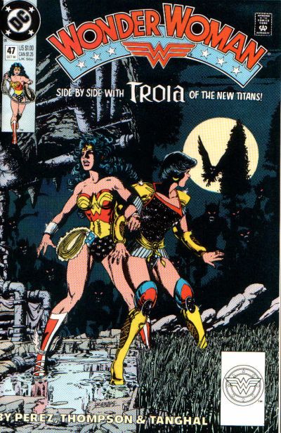 Cover for Wonder Woman (DC, 1987 series) #47 [Direct]