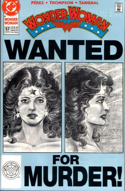 Cover for Wonder Woman (DC, 1987 series) #57 [Direct]