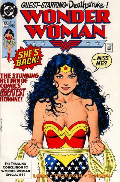 Cover for Wonder Woman (DC, 1987 series) #63 [Direct]