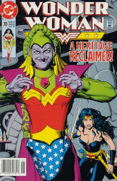 Cover for Wonder Woman (DC, 1987 series) #70 [Newsstand]