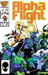 Cover for Alpha Flight (Marvel, 1983 series) #34 [Direct]