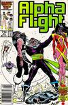 Cover Thumbnail for Alpha Flight (1983 series) #37 [Newsstand]