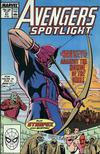 Cover for Avengers Spotlight (Marvel, 1989 series) #21 [Direct]