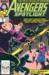 Cover for Avengers Spotlight (Marvel, 1989 series) #24 [Direct]