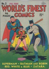 Cover Thumbnail for World's Finest Comics (DC, 1941 series) #3