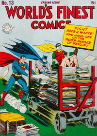 Cover Thumbnail for World's Finest Comics (DC, 1941 series) #13