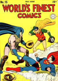 Cover Thumbnail for World's Finest Comics (DC, 1941 series) #15