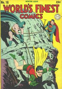 Cover Thumbnail for World's Finest Comics (DC, 1941 series) #16