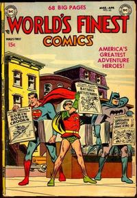 Cover for World's Finest Comics (DC, 1941 series) #63