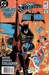 Cover Thumbnail for World's Finest Comics (DC, 1941 series) #290 [Newsstand]