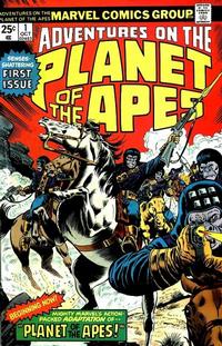 Cover for Adventures on the Planet of the Apes (Marvel, 1975 series) #1