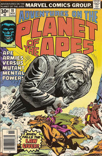 Cover for Adventures on the Planet of the Apes (Marvel, 1975 series) #10