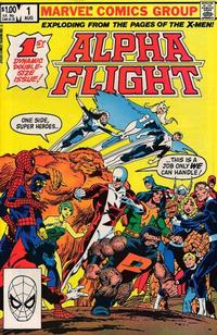 Cover Thumbnail for Alpha Flight (Marvel, 1983 series) #1 [Direct]