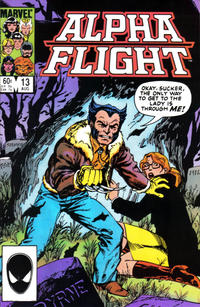 Cover Thumbnail for Alpha Flight (Marvel, 1983 series) #13 [Direct]