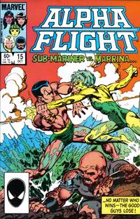 Cover Thumbnail for Alpha Flight (Marvel, 1983 series) #15 [Direct]