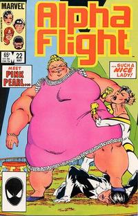 Cover Thumbnail for Alpha Flight (Marvel, 1983 series) #22 [Direct]