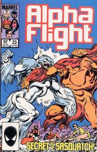 Cover Thumbnail for Alpha Flight (Marvel, 1983 series) #23 [Direct]