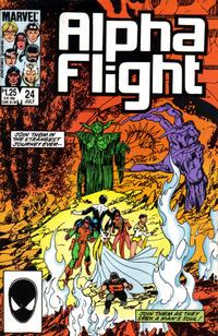 Cover for Alpha Flight (Marvel, 1983 series) #24 [Direct]