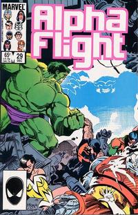 Cover Thumbnail for Alpha Flight (Marvel, 1983 series) #29 [Direct]