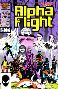 Cover Thumbnail for Alpha Flight (Marvel, 1983 series) #33 [Direct]